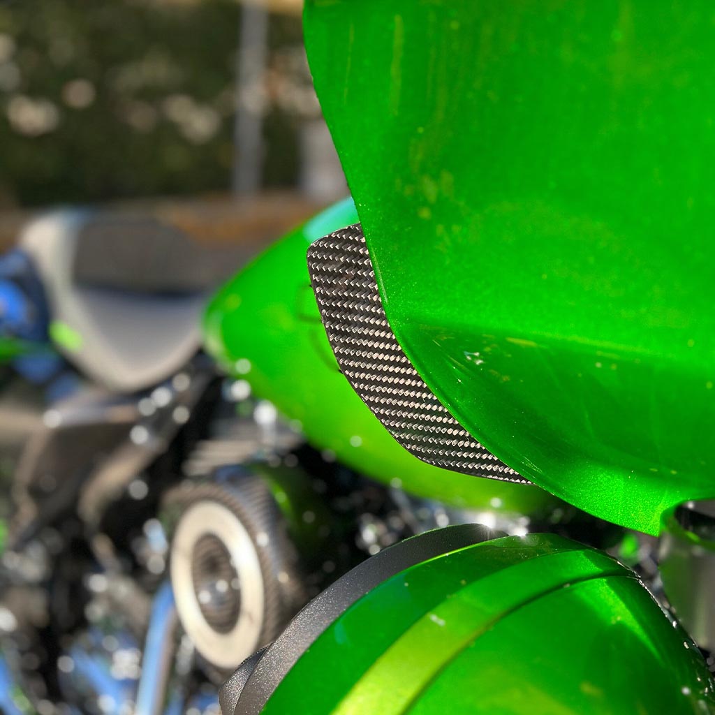 Carbon Visionary Carbon Fiber For Race Road Glide Side Wings Air