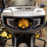 A10 Moto Indian Challenger Baja Designs LP6 Light Bracket Combo Kit