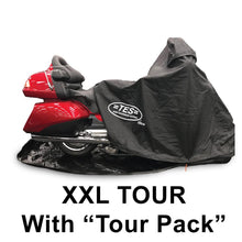 Load image into Gallery viewer, XXL-Tour Enclosed Motorcycle Cover Large Touring W/Tour Pack - U111M1C