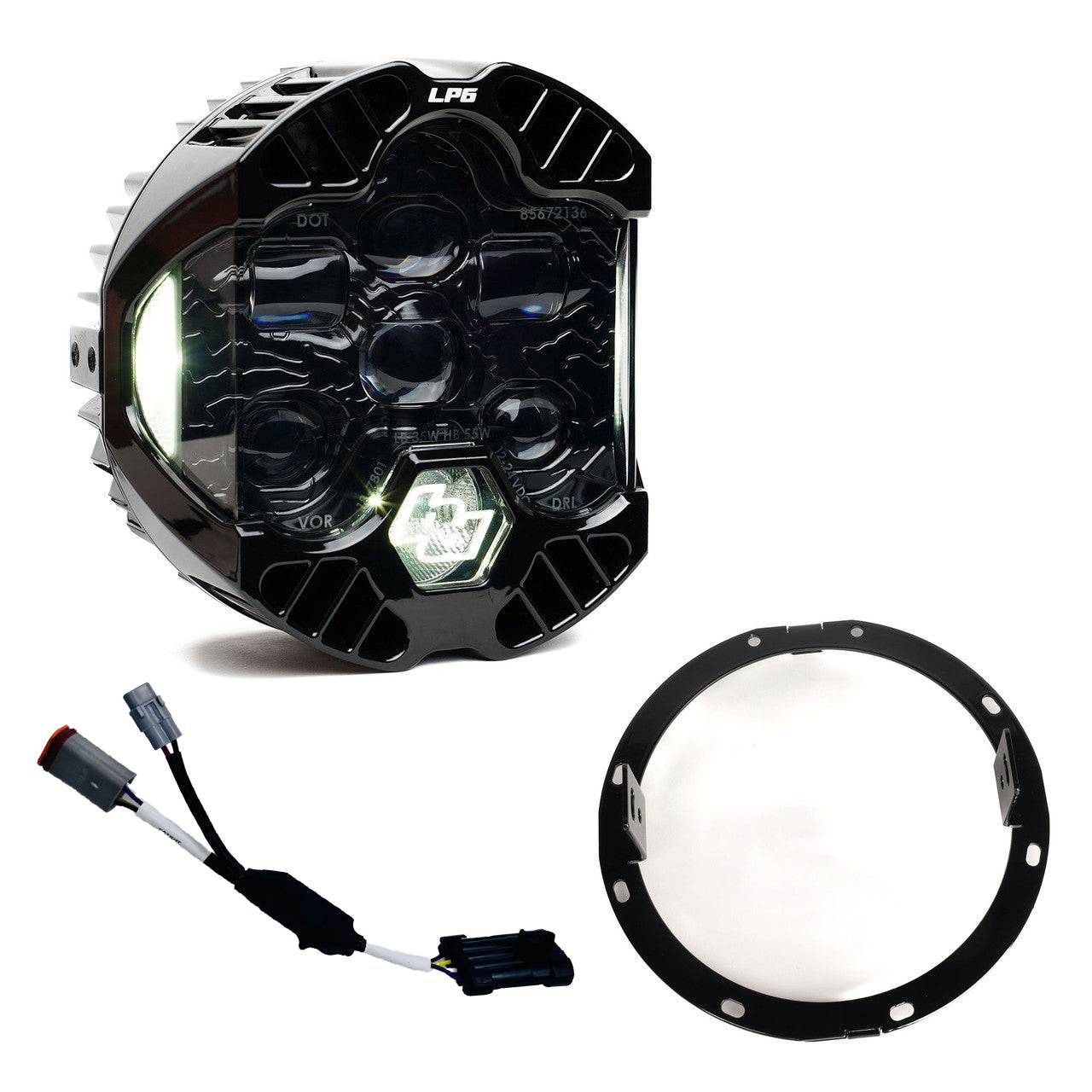 A10 Moto 96-13 HD Street Glide: Baja Designs LP6 Lighting Kit