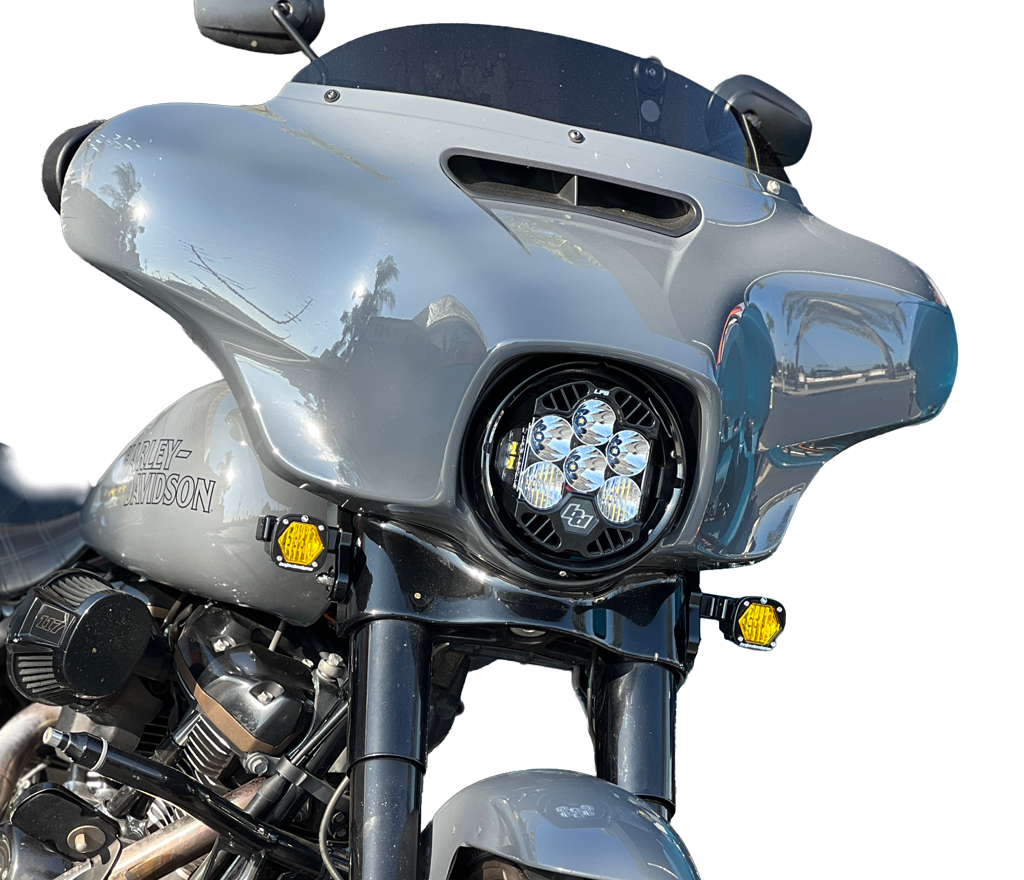 A10 Moto 14-23 Harley Davidson Street Glide Baja Designs LP6 Lighting Combo Kit
