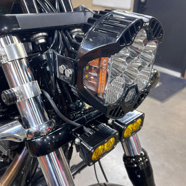 A10 Moto Lower Clamp Dual S2 Bracket Set for Sportster/Softail/Dyna/Fatbob Combo Kit