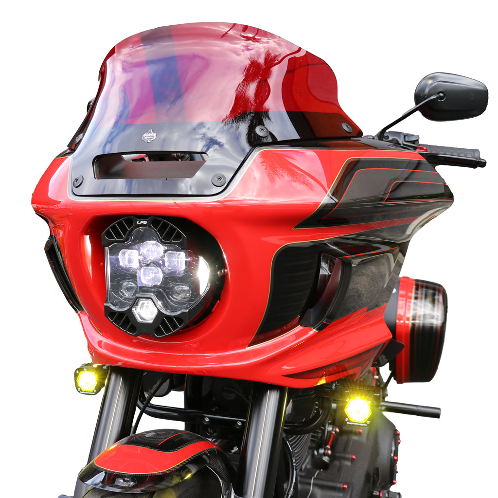 A10 Moto Low Rider ST "Cut In" Recessed DOT LP6 Mount Combo Kit