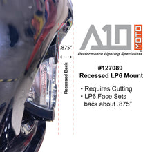 Load image into Gallery viewer, A10 Moto Low Rider ST "Cut In" Recessed LP6 Mount Bracket Only 127089 - A10 Moto