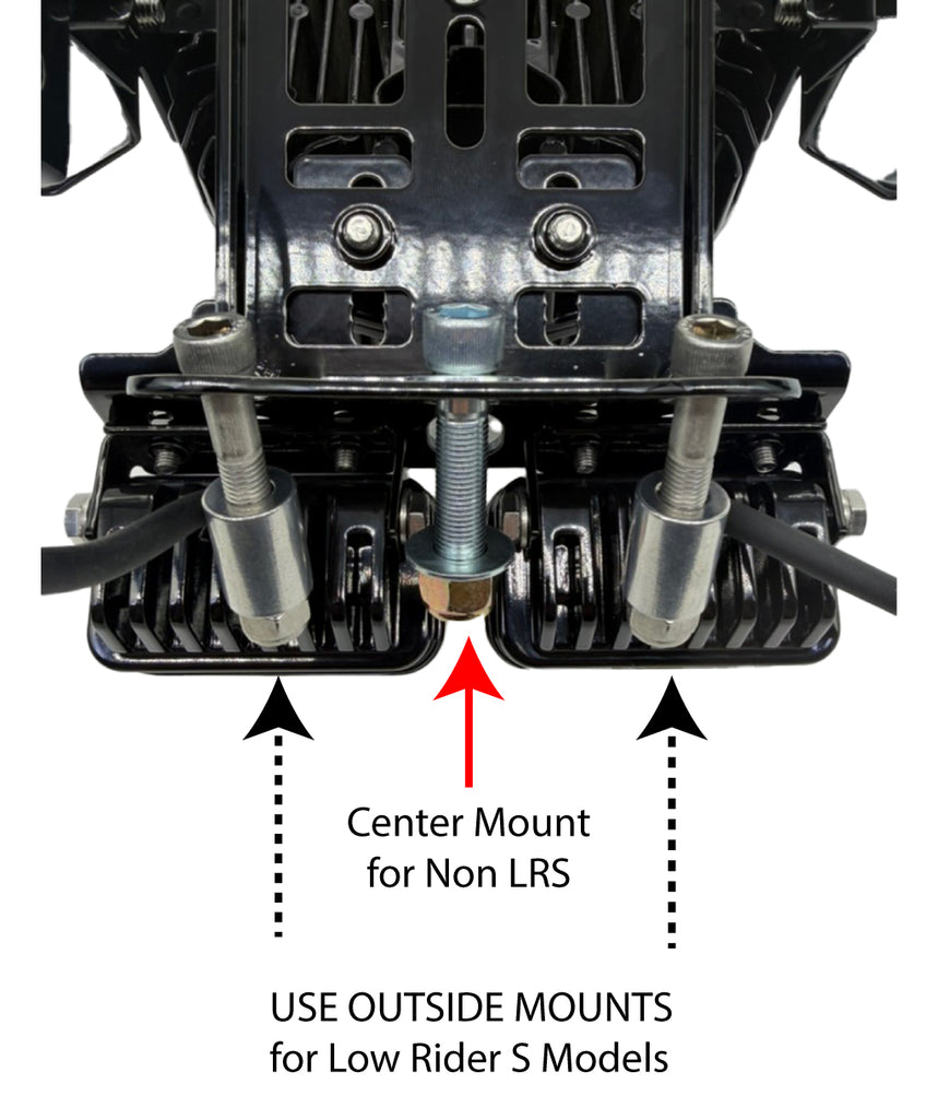 A10 Moto T-Sport Modular LP6 Mounting system For Softails, Dynas and Low Rider S Lighting Combo Kit 127095