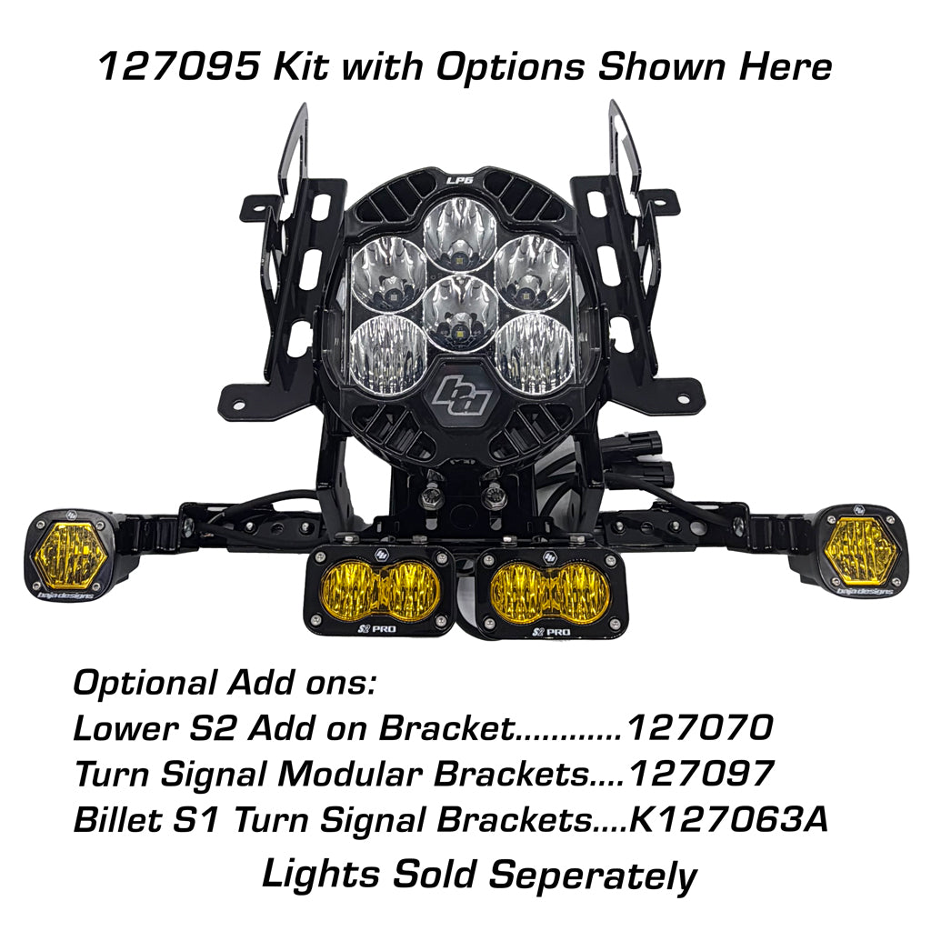 A10 Moto T-Sport Modular LP6 and S2 Mounting system For Softails, Dynas and Low Rider S 127095