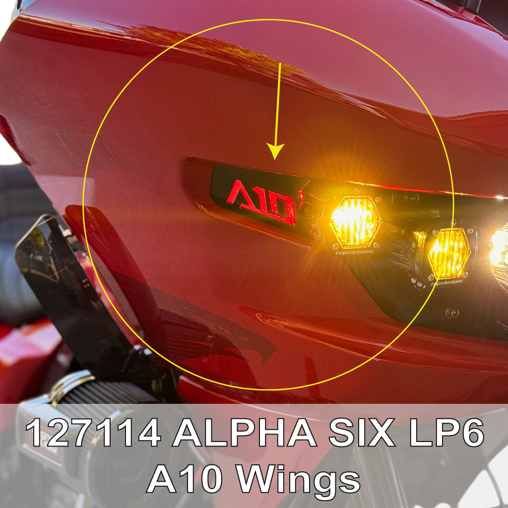 A10 Backlit Logo Wings for Alpha Six & Incinerator 2.0 KITS