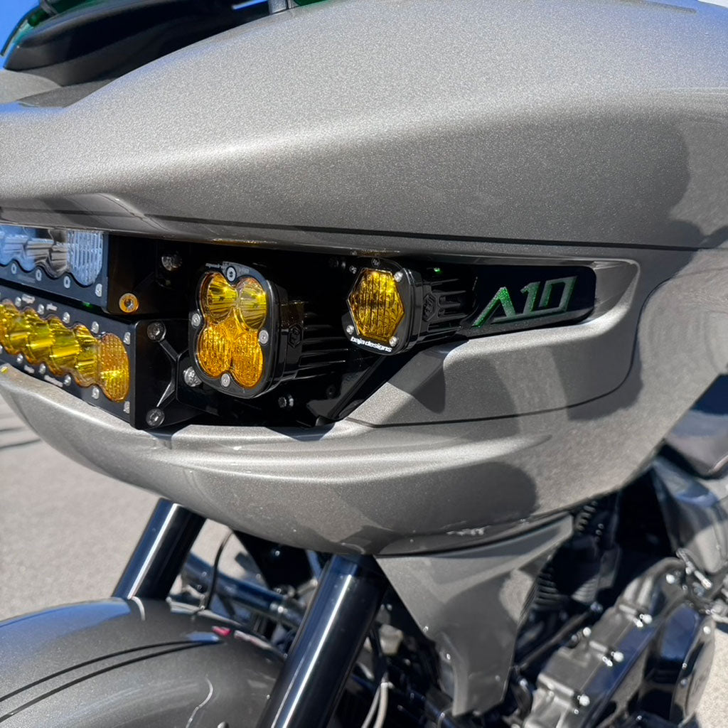 A10 Moto 2023.5+ Road Glide BAJA DESIGNS ONX-6 Bar Lighting Combo Kit