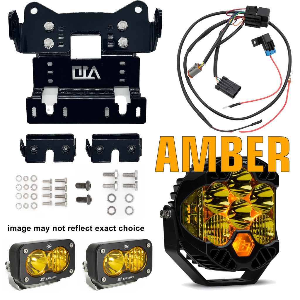 A10 Moto 18-24 Harley Davidson Breakout LP6 Combo Bracket Kit W/2 S2 Lights 127117