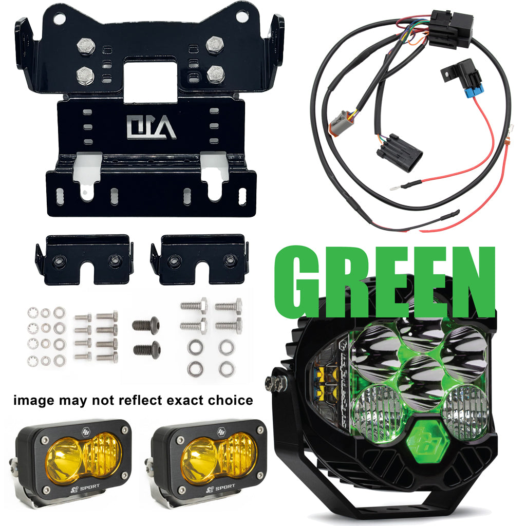 A10 Moto 18-24 Harley Davidson Breakout LP6 Combo Bracket Kit W/2 S2 Lights 127117