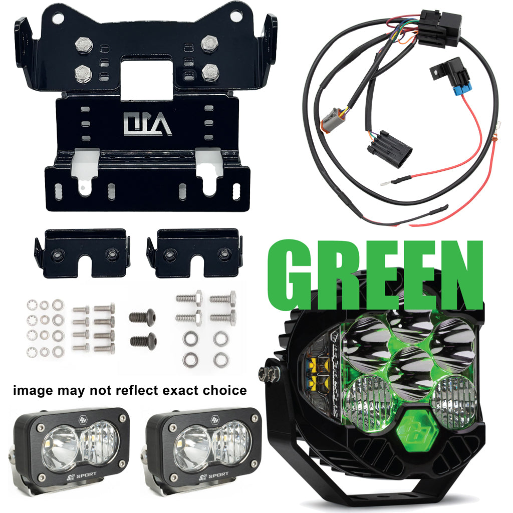 A10 Moto 18-24 Harley Davidson Breakout LP6 Combo Bracket Kit W/2 S2 Lights 127117