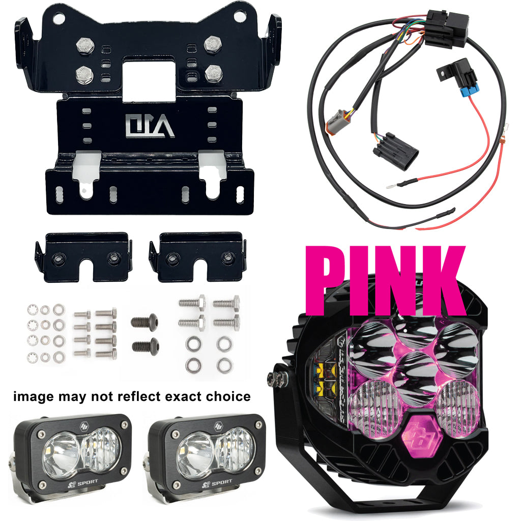 A10 Moto 18-24 Harley Davidson Breakout LP6 Combo Bracket Kit W/2 S2 Lights 127117