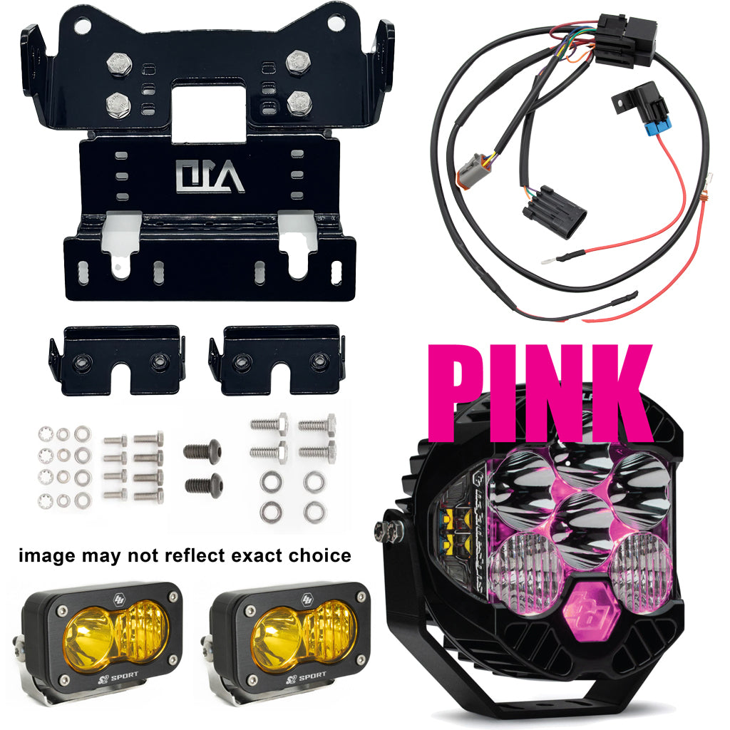 A10 Moto 18-24 Harley Davidson Breakout LP6 Combo Bracket Kit W/2 S2 Lights 127117