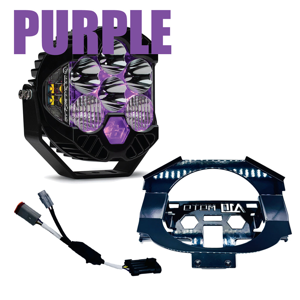 A10 Moto 23.5+ Harley Davidson Street Glide Baja Designs LP6 Lighting Combo Kit 127128