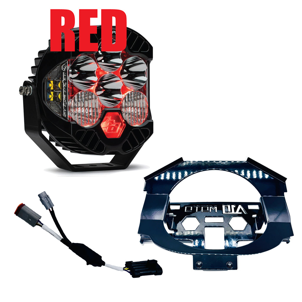 A10 Moto 23.5+ Harley Davidson Street Glide Baja Designs LP6 Lighting Combo Kit 127128