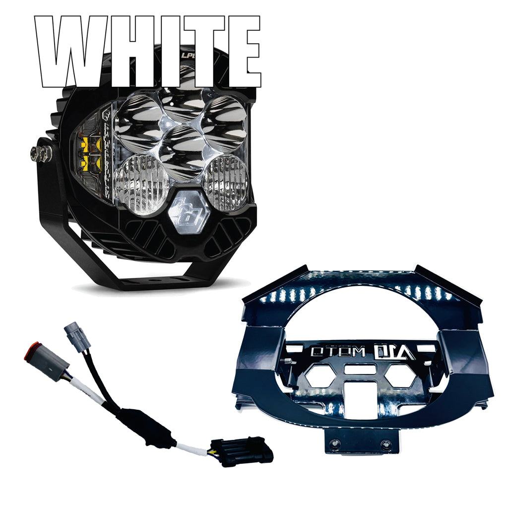 A10 Moto 23.5+ Harley Davidson Street Glide Baja Designs LP6 Lighting Combo Kit 127128