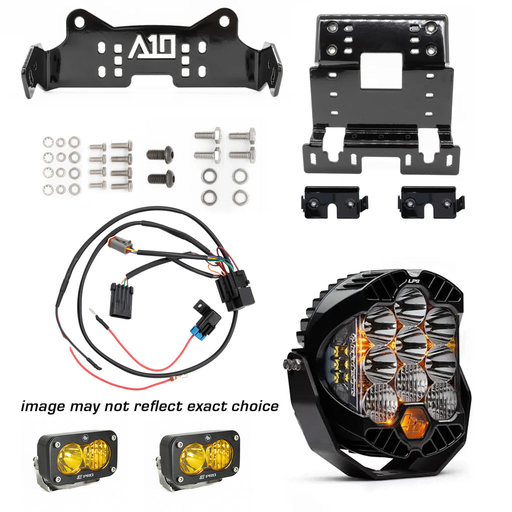 A10 Moto 18-24 H.D. Breakout LP9 Combo Bracket Kit W/Two S2 Lights 127131