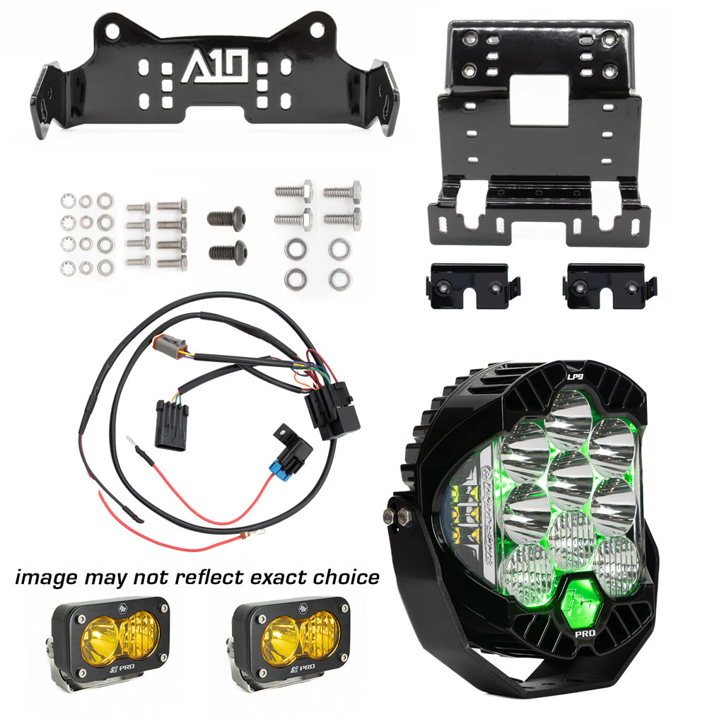 A10 Moto 18-24 H.D. Breakout LP9 Combo Bracket Kit W/Two S2 Lights 127131
