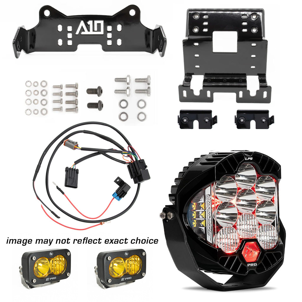 A10 Moto 18-24 H.D. Breakout LP9 Combo Bracket Kit W/Two S2 Lights 127131