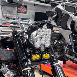 A10 Moto 18-24 H.D. Breakout LP9 Combo Bracket Kit W/Two S2 Lights 127131