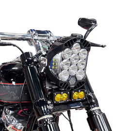 A10 Moto 18-24 H.D. Breakout LP9 Combo Bracket Kit W/Two S2 Lights 127131