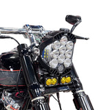 A10 Moto 18-24 H.D. Breakout LP9 Combo Bracket Kit W/Two S2 Lights 127131