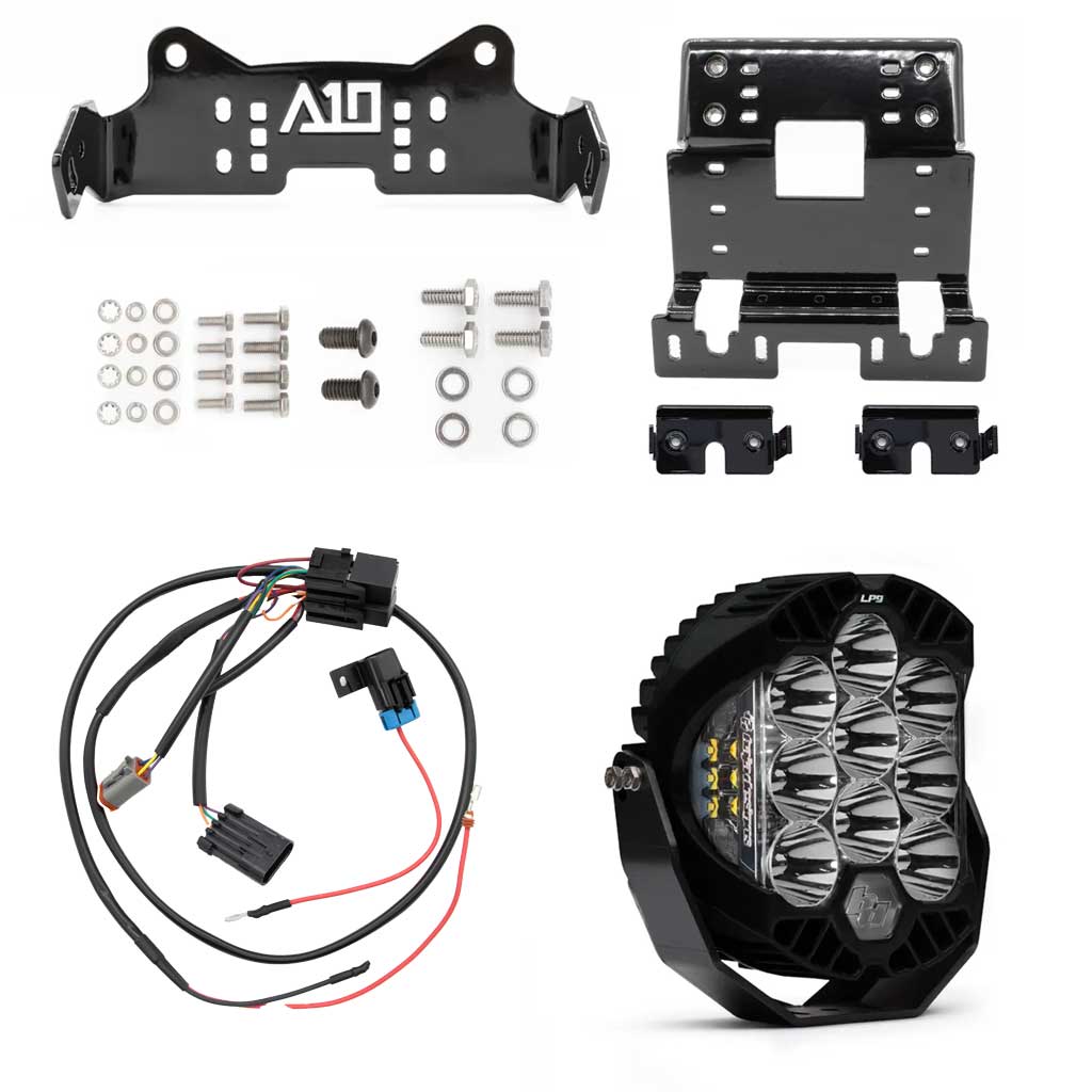 A10 Moto 18-24 H.D. Breakout LP9 Combo Bracket Kit W/Two S2 Lights 127131
