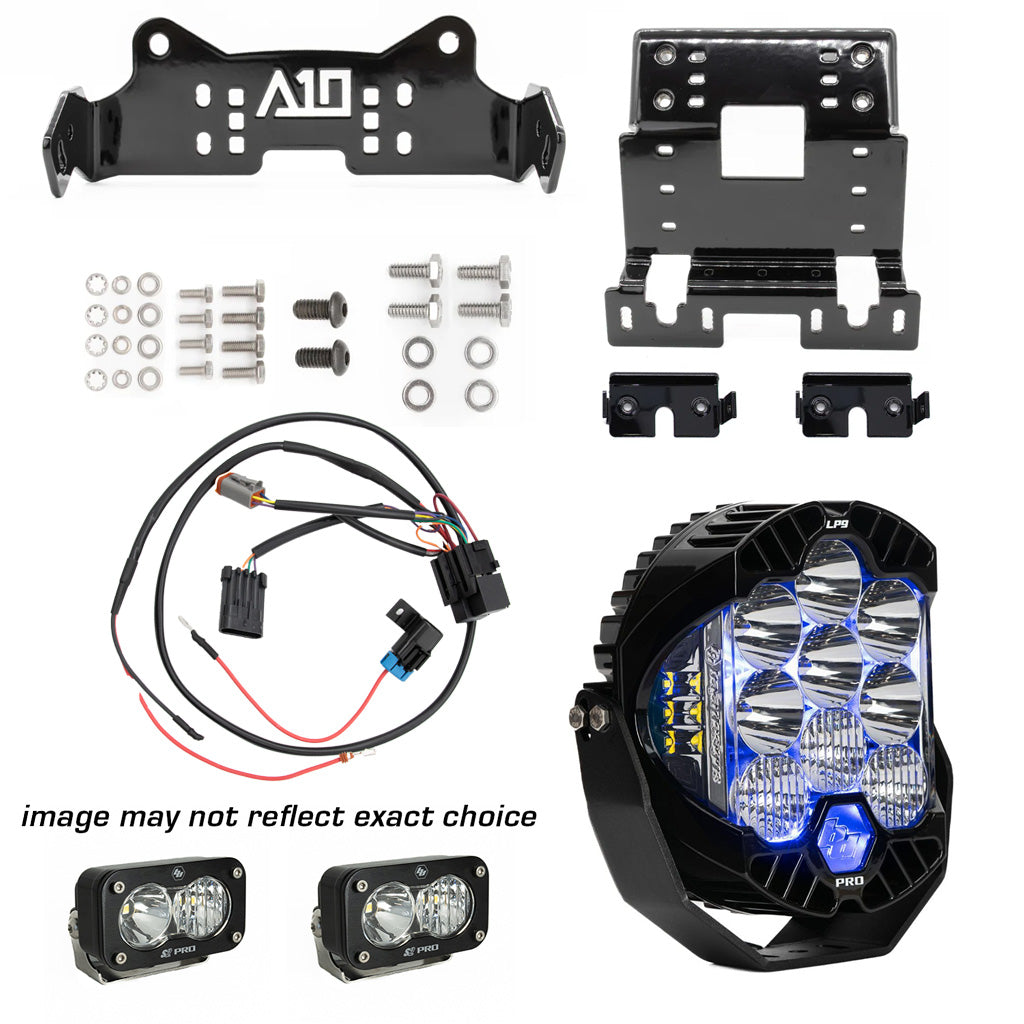 A10 Moto 18-24 H.D. Breakout LP9 Combo Bracket Kit W/Two S2 Lights 127131