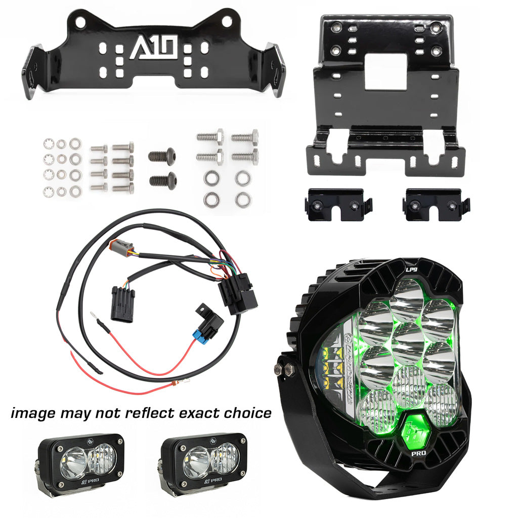 A10 Moto 18-24 H.D. Breakout LP9 Combo Bracket Kit W/Two S2 Lights 127131