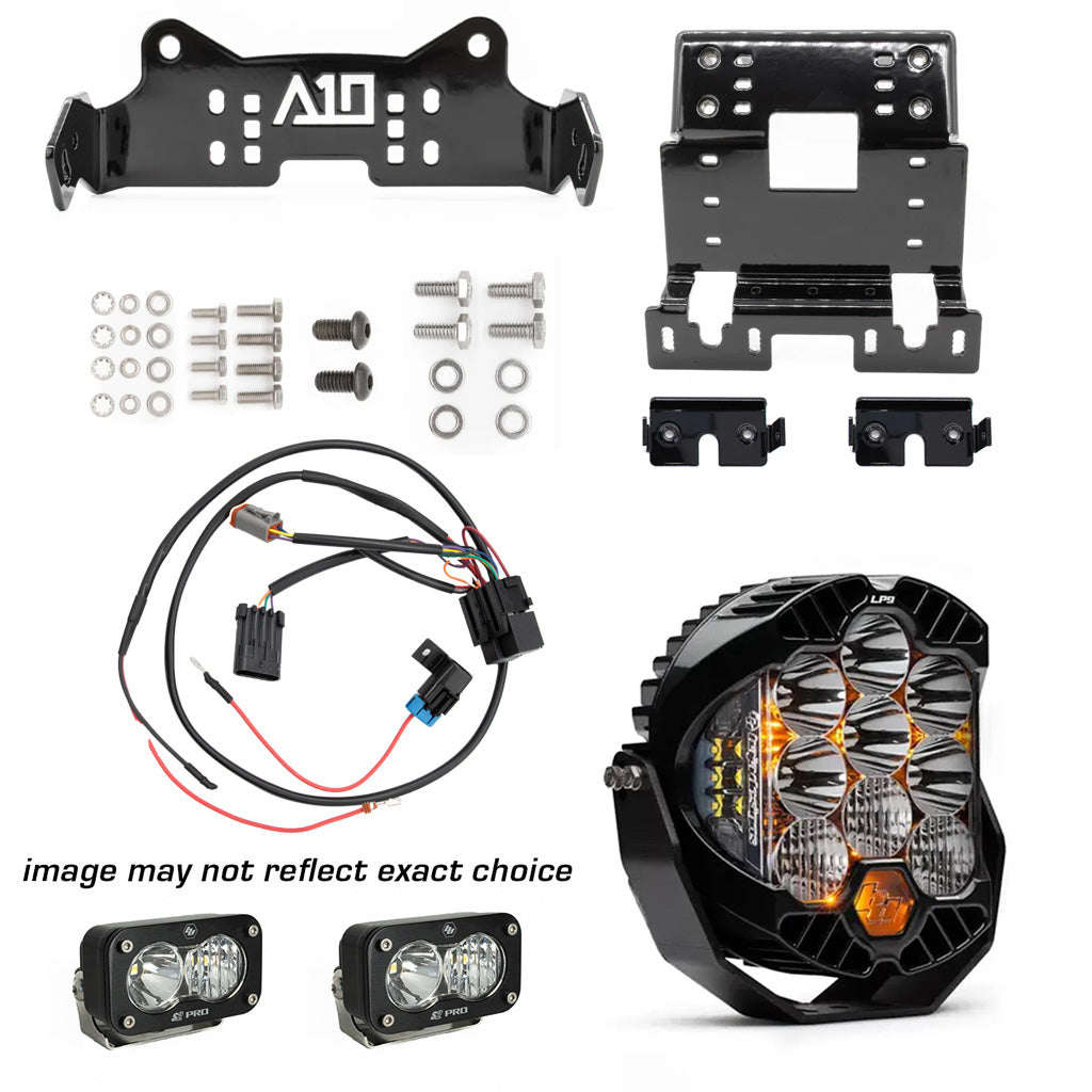 A10 Moto 18-24 H.D. Breakout LP9 Combo Bracket Kit W/Two S2 Lights 127131