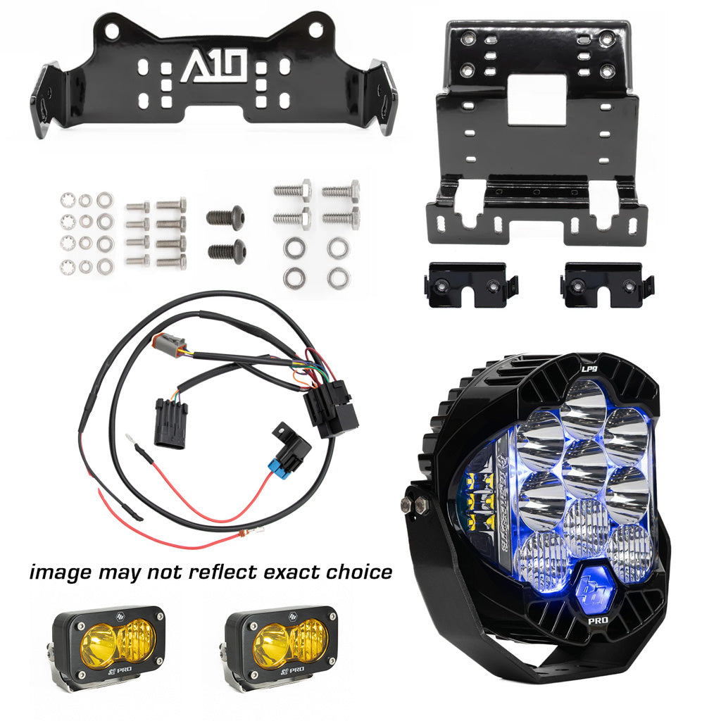 A10 Moto 18-24 H.D. Breakout LP9 Combo Bracket Kit W/Two S2 Lights 127131