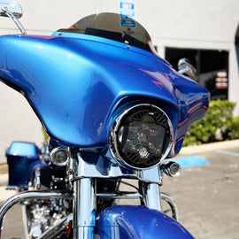 A10 Moto 96-13 HD Street Glide/ 96-21 HD Road King Baja Designs DOT LP6 Lighting Combo Kit - A10 Moto