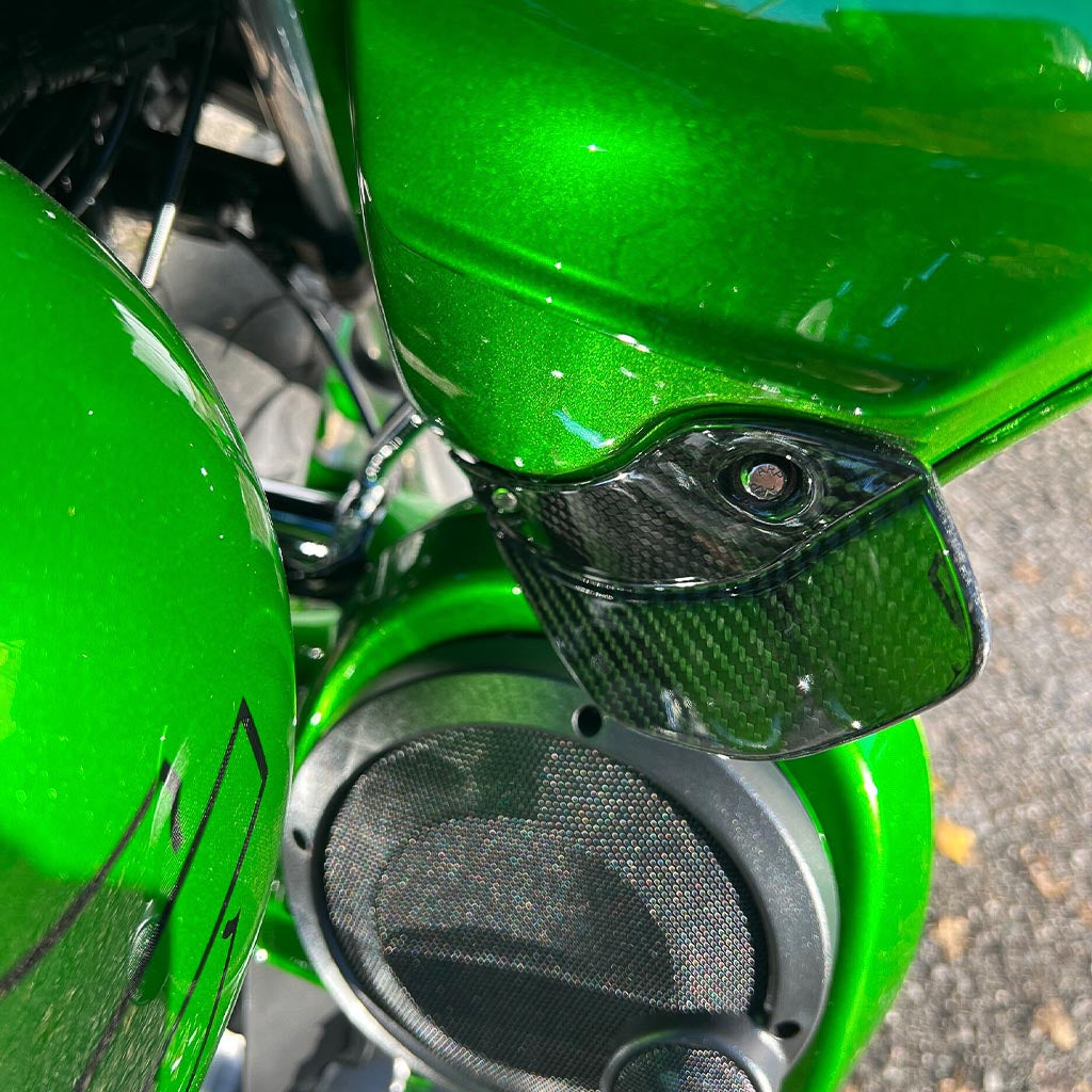 Carbon Visionary Carbon Fiber For Race Road Glide Side Wings Air Deflectors