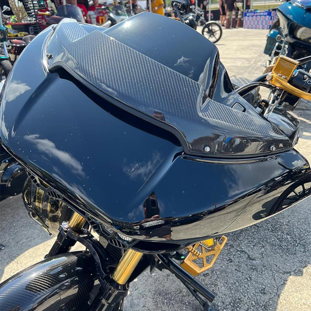 Carbon Visionary Carbon Fiber Numero Uno Road Glide Windshield