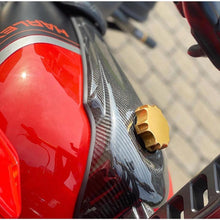 Load image into Gallery viewer, Carbon Visionary Carbon Fiber Evoluzione 3D Dash Cover with Center Gas Hole