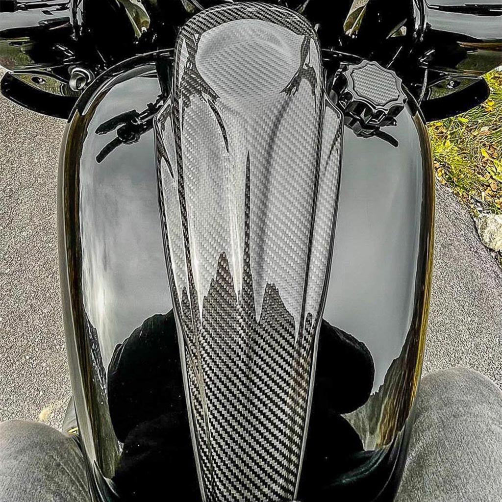 Carbon Visionary Carbon Fiber Evoluzione 3D Dash Cover with No Center Hole
