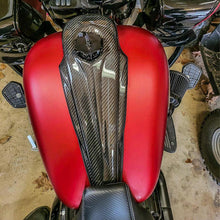 Load image into Gallery viewer, Carbon Visionary Carbon Fiber Evoluzione 3D Dash Cover with Center Gas Hole
