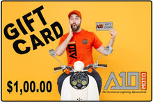 Load image into Gallery viewer, A10 Moto Gift Card