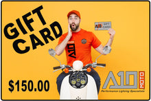 Load image into Gallery viewer, A10 Moto Gift Card
