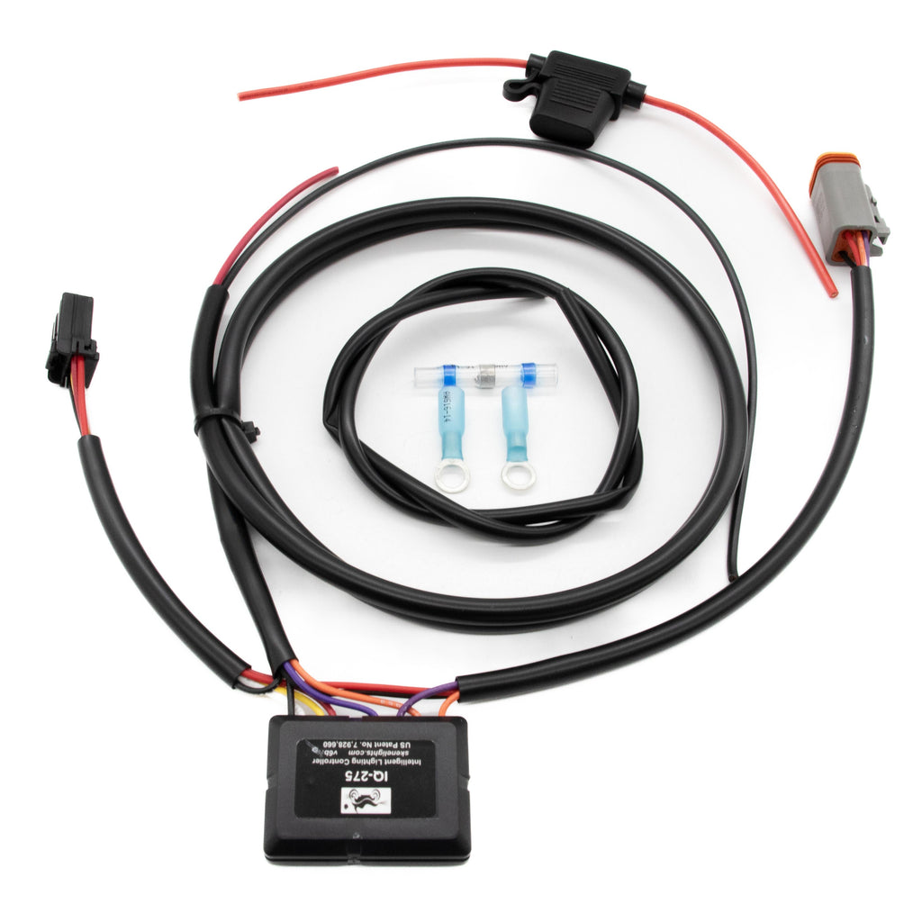 A10 Moto Harley Dyna/Sportster Headlight Harness for LP4
