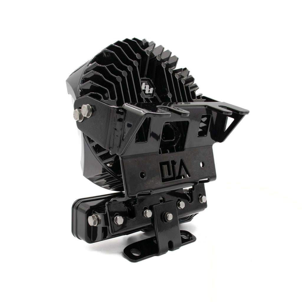A10 Moto 3.5" Universal "Naked" LP6 Mount with Dual S2's Combo Kit Fits Low Rider S and Dynas