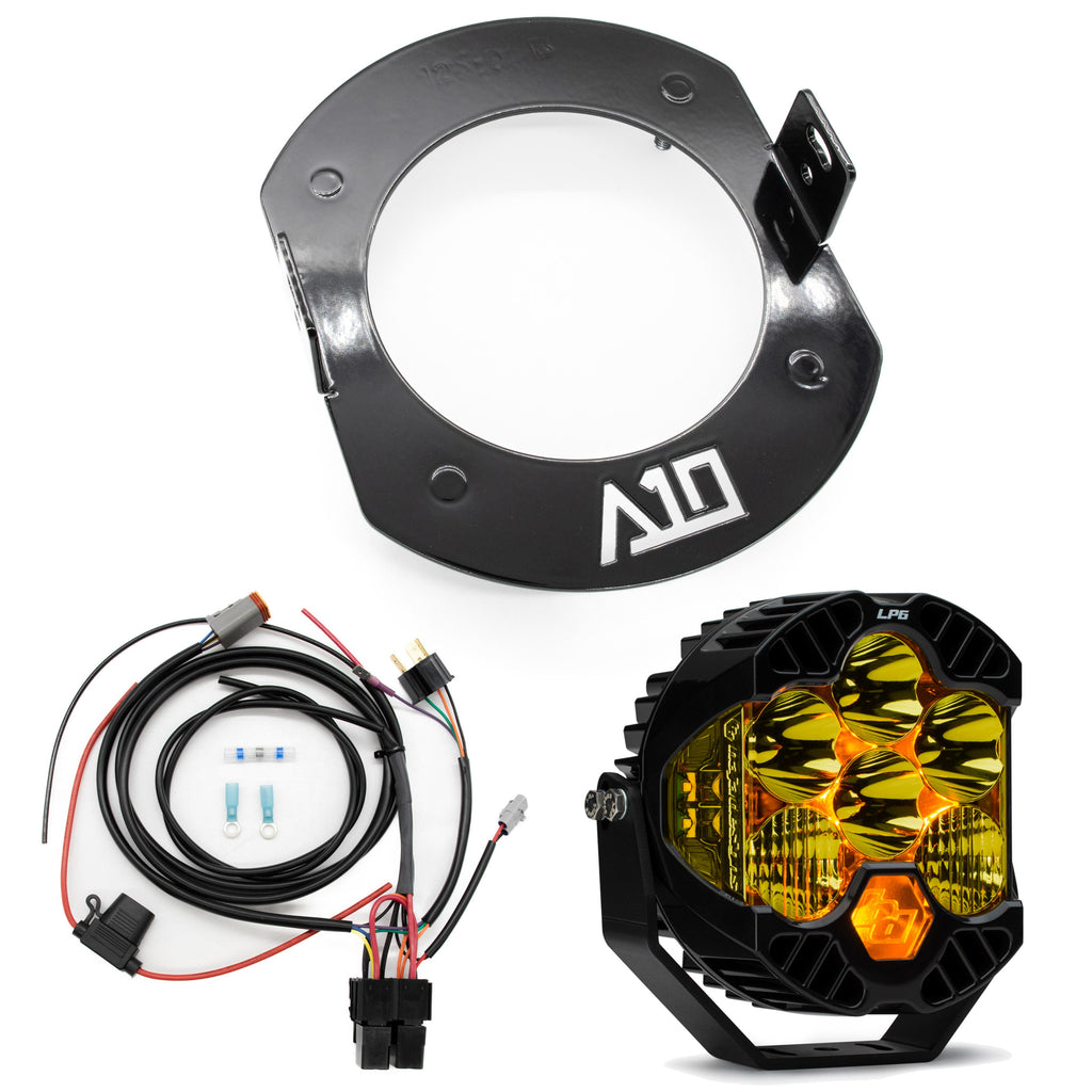 A10 Moto FXRT JD Customs Fairing Baja Designs LP6 Lighting Combo Kit