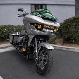 23.5+ Road Glide Dual Onx6+ Bar Incinerator Kit With Squadrons and S1's