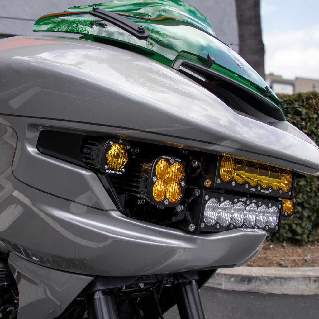 23.5+ Road Glide Dual Onx6+ Bar Incinerator Kit With Squadrons and S1's