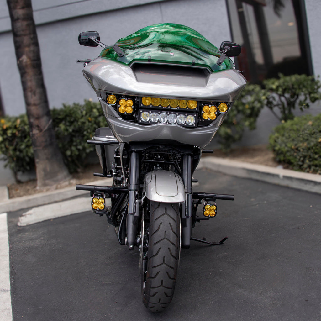 23.5+ Road Glide Dual Onx6+ Bar Incinerator Kit With Squadrons and S1's