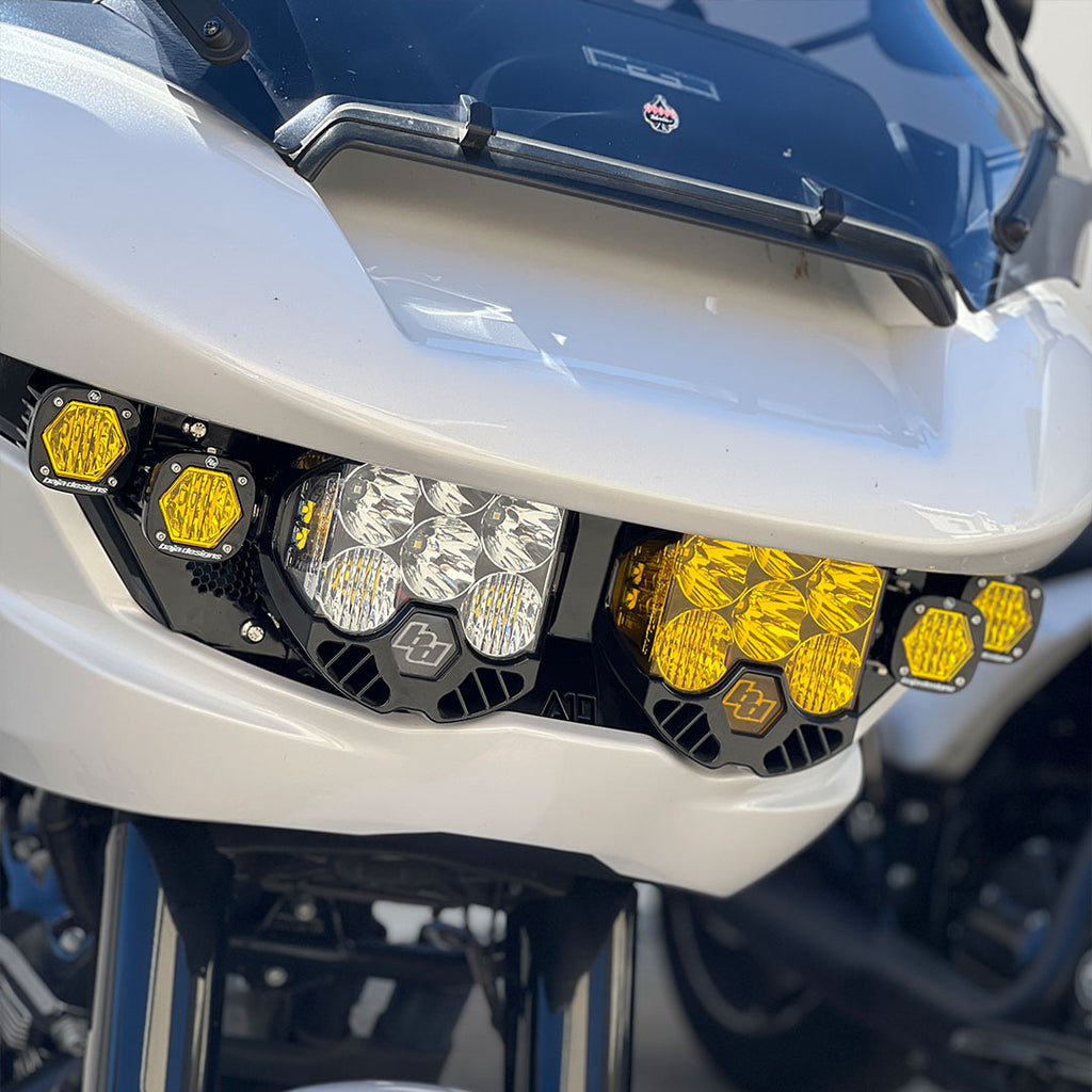 A10 Moto 2023.5+ Road Glide BAJA DESIGNS LP6 Lighting Combo Kit 127114