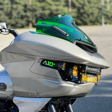 Load image into Gallery viewer, 2023.5+ Road Glide Wing Brackets with A10 Moto Logo Premium Upgrade Kit