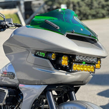 Load image into Gallery viewer, 2023.5+ Road Glide Wing Brackets with A10 Moto Logo Premium Upgrade Kit
