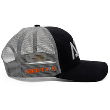 Load image into Gallery viewer, A10 Moto &quot;Bright A.F&quot; Snapback Trucker Hat
