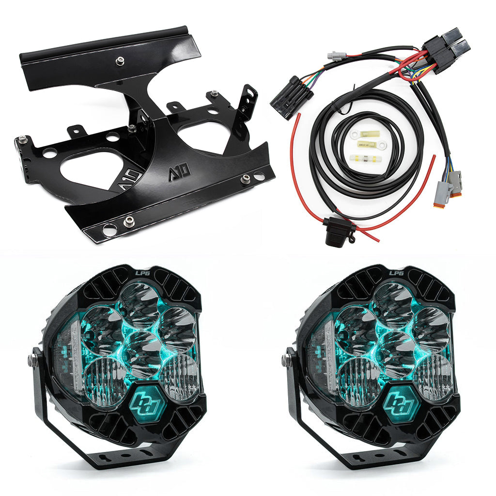 A10 Moto 2015-2023 Road Glide Baja Designs LP6 Lighting Combo Kit